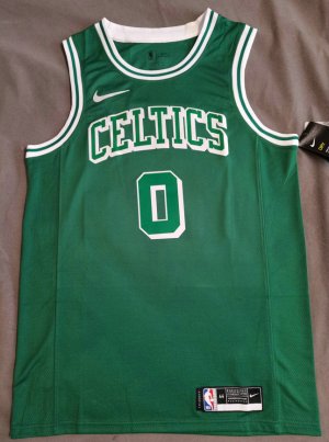 Maillot de Basket #0 Tatum 75th Anniversary Diamond Vert